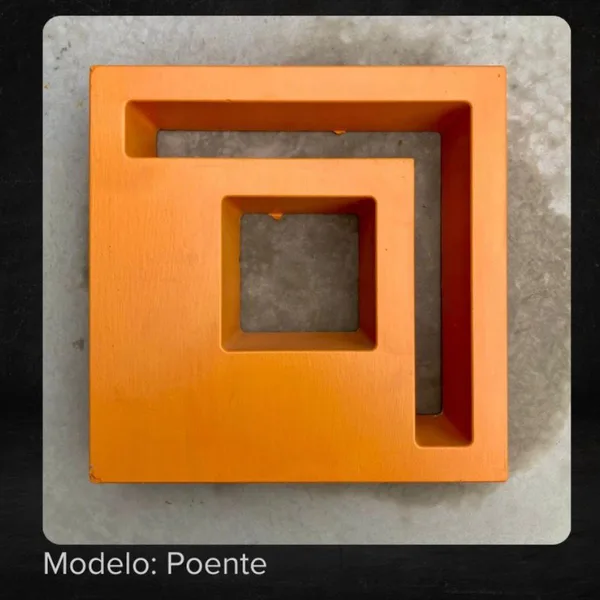 Cobogó decorativo de concreto pré-moldado